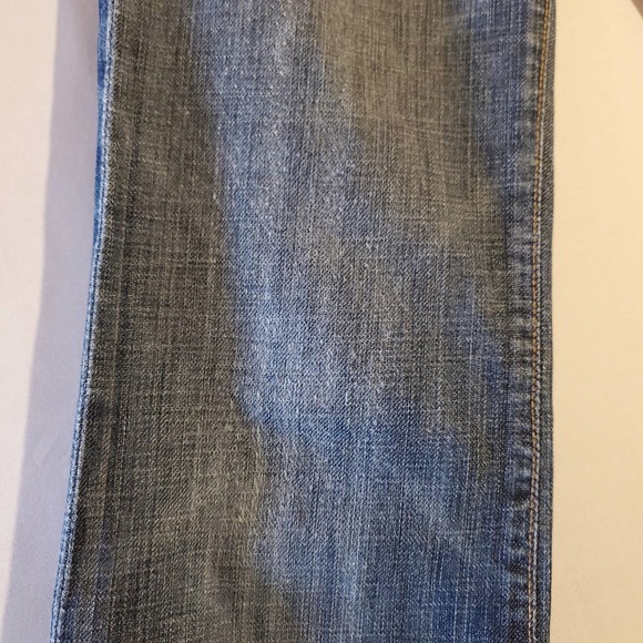 AG Adriano Goldschmied The Kiss Straight Leg Medium Stone Wash Jeans Women's 27R - Picture 5 of 9